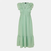 Vero Moda Mo Emilie V-Neck Midi Tiered Dress