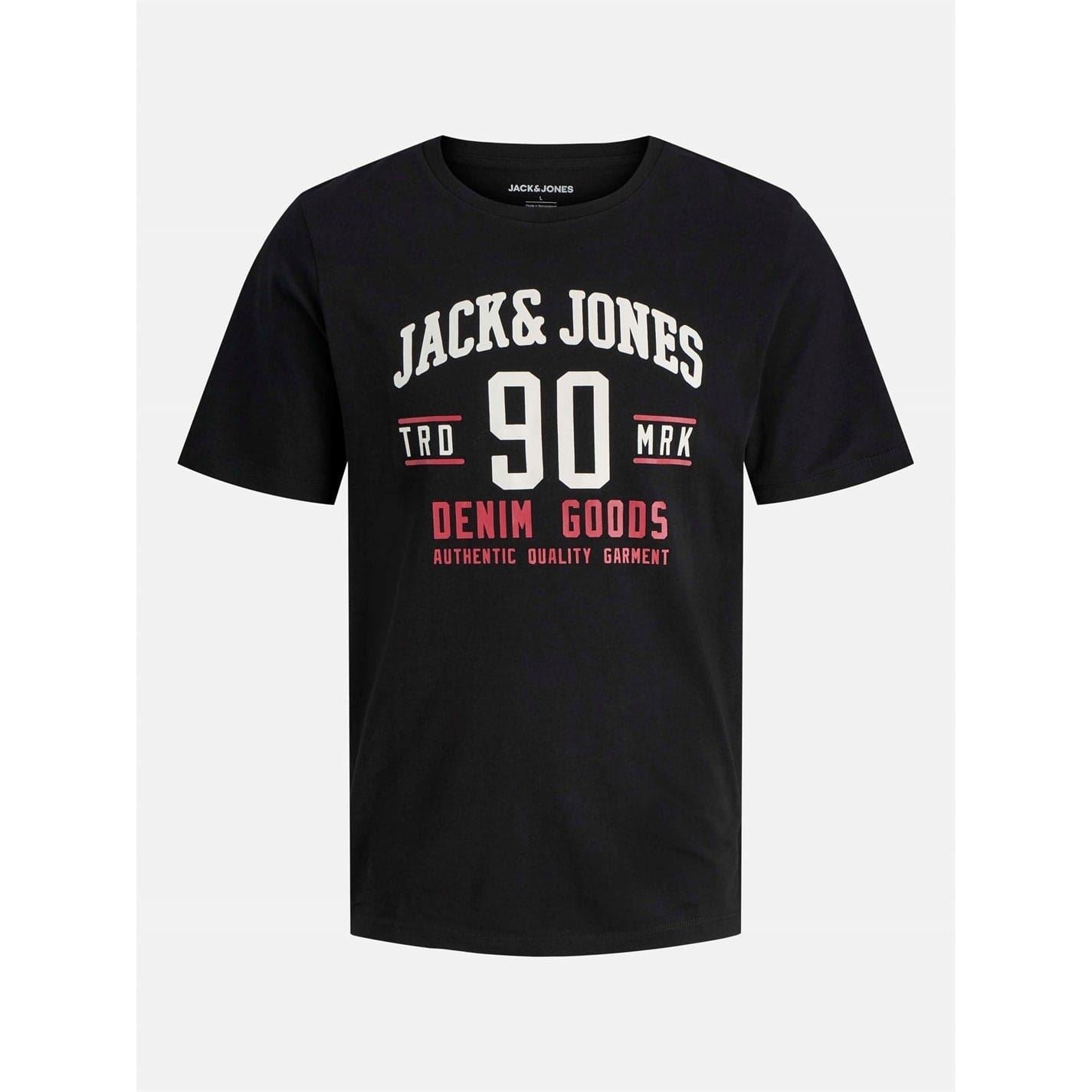 Jack and Jones Mens Ethan 3 Pack Short Sleeve T-Shirt