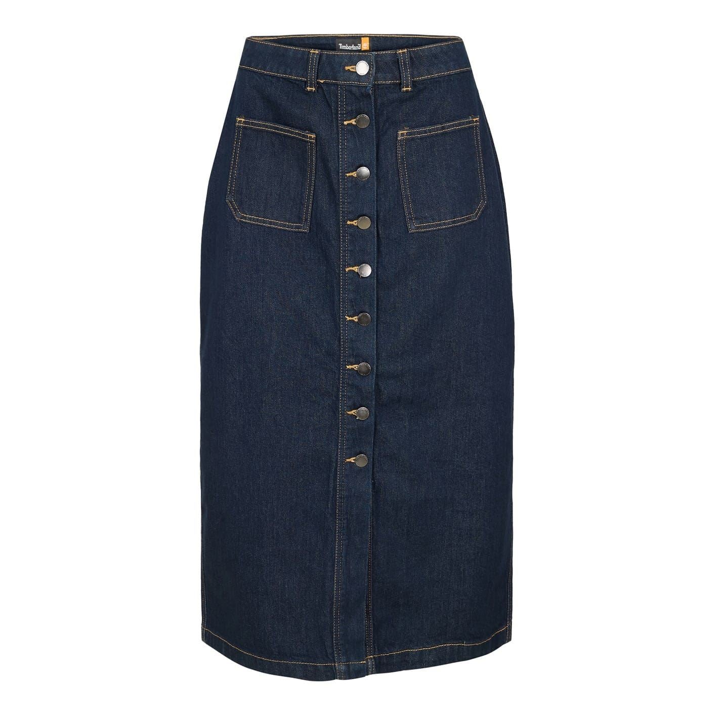 Timberland Refibra Denim Long Skirt Authentic