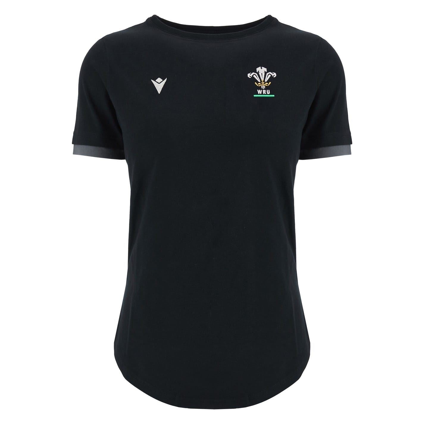 Macron Womens Wales Rugby Union Travel T-Shirt 2024