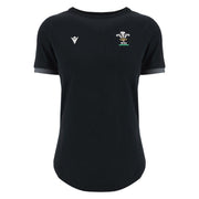 Macron Womens Wales Rugby Union Travel T-Shirt 2024