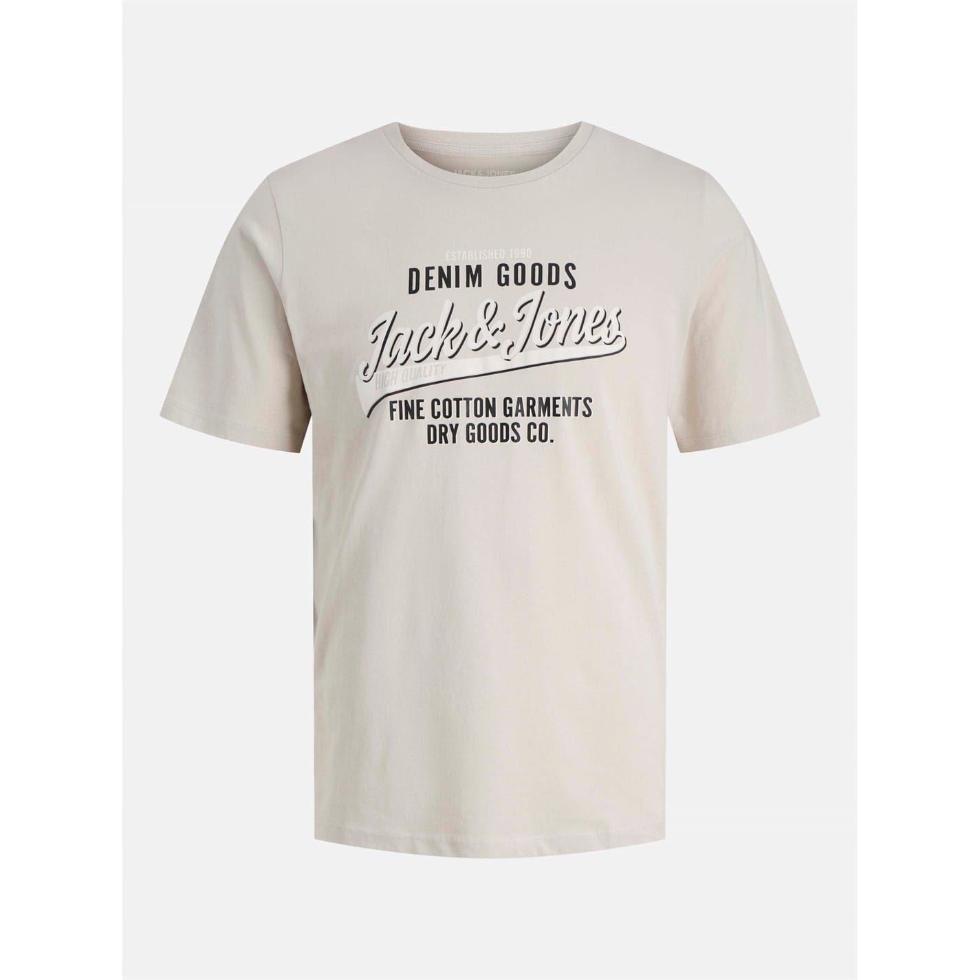 Jack and Jones Mens Ethan 3 Pack Short Sleeve T-Shirt