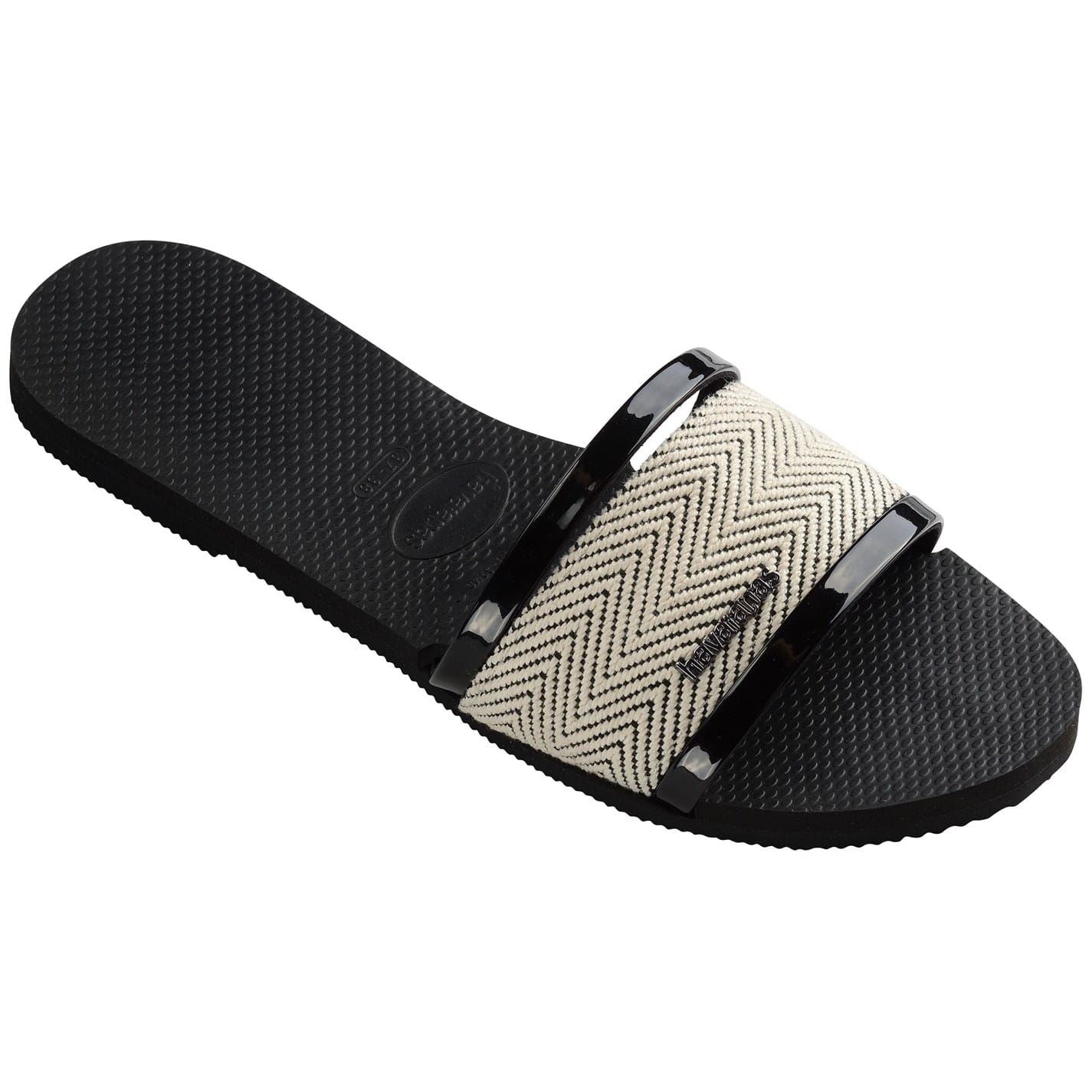 Havaianas Hav. You Trancoso Premium Black 33  Flip Flops Womens