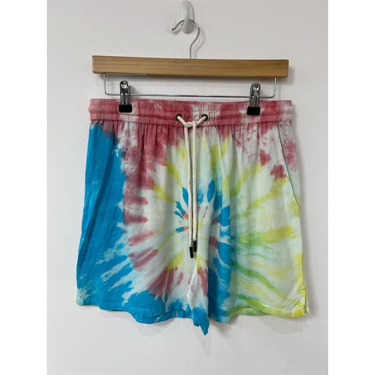 Another Influence Drawstring Tie Dye Bermuda Shorts