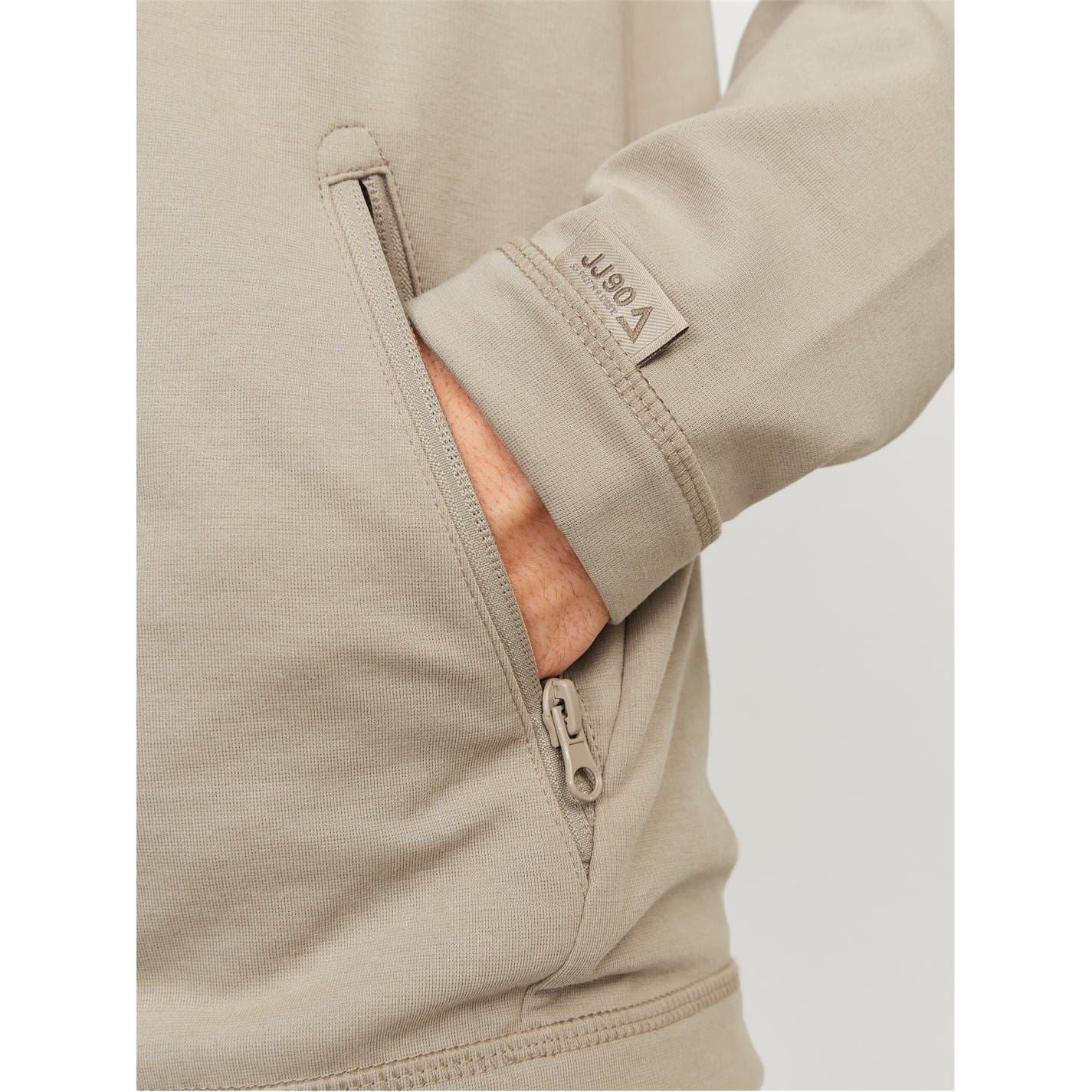 Jack and Jones Hooded Sweat Jacket with Zipped Pocket