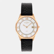 Rotary Ultra Slm Leather Single Wrap Dress Analogue Watch