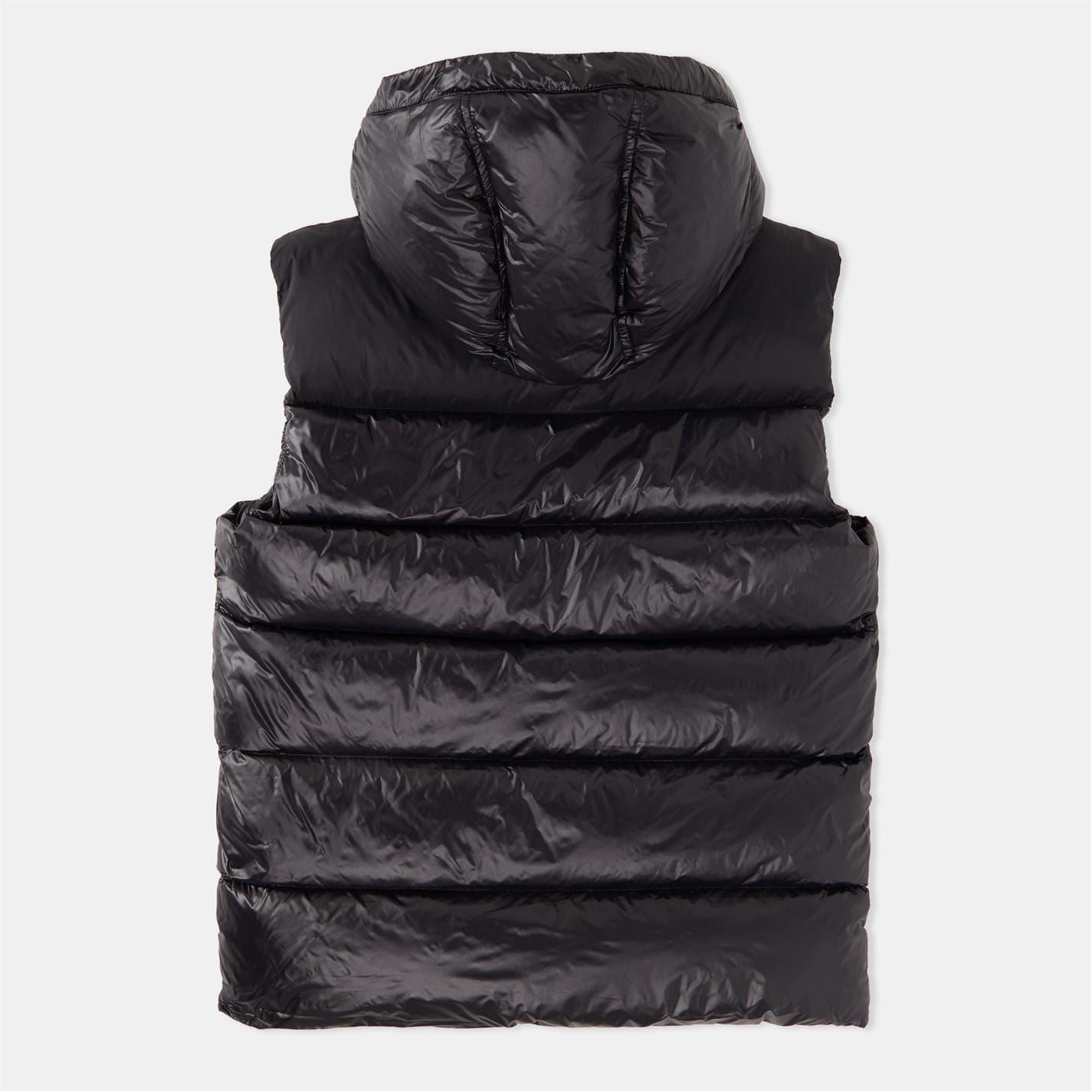 Pyrenex John Hooded Solid Patterned Gilet