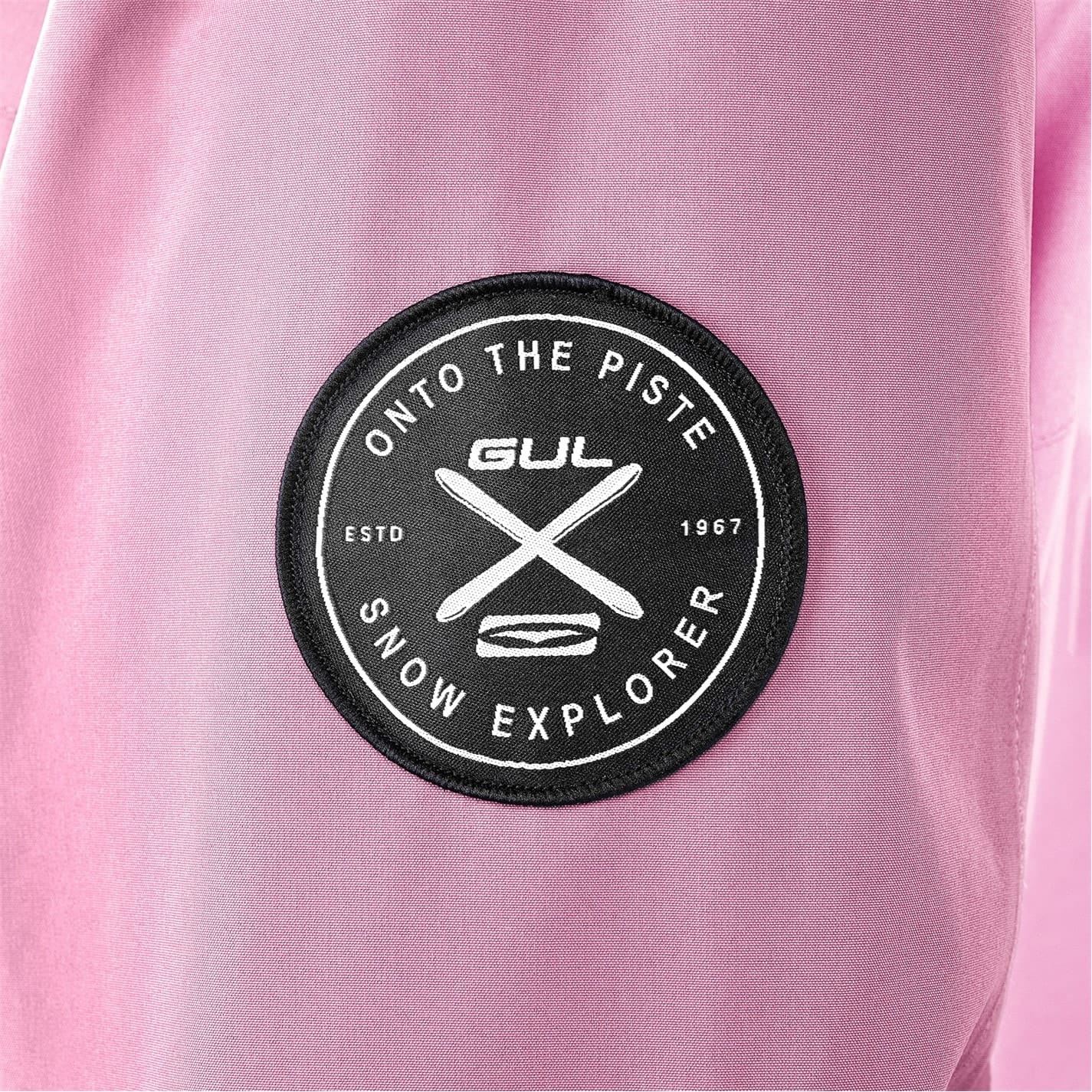 Gul Womens Solid Patterned Hooded Ski Jacket