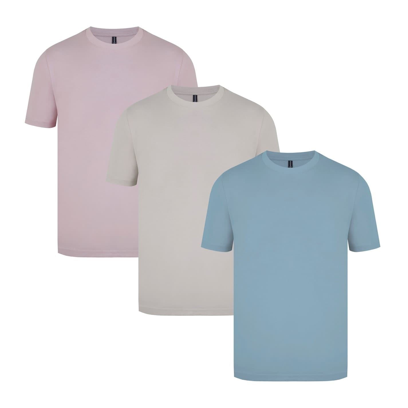 Donnay Mens 3 Pack T-Shirts