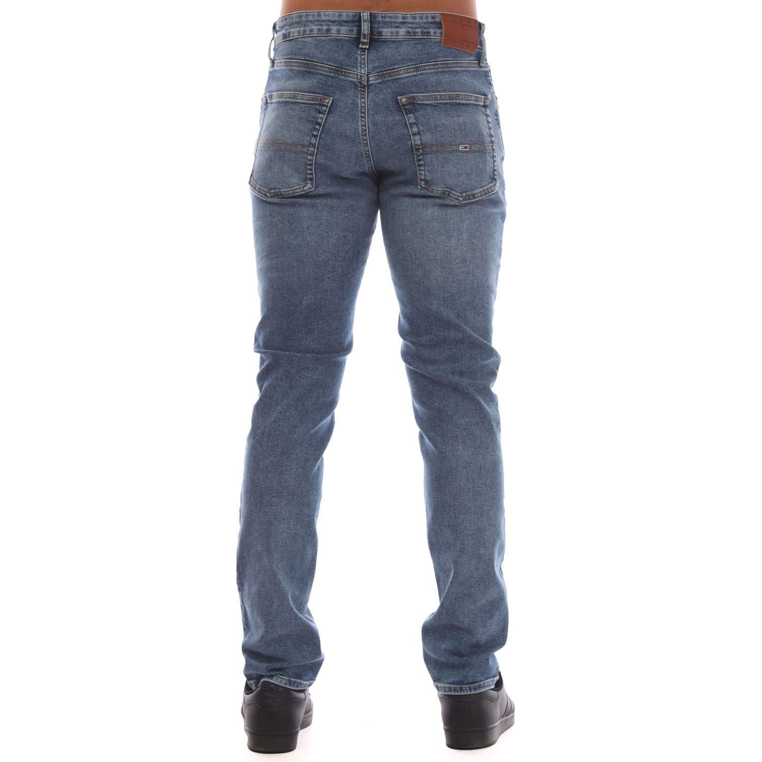 Tommy Hilfiger Scanton Flag Embroidery Slim-Fit Jeans