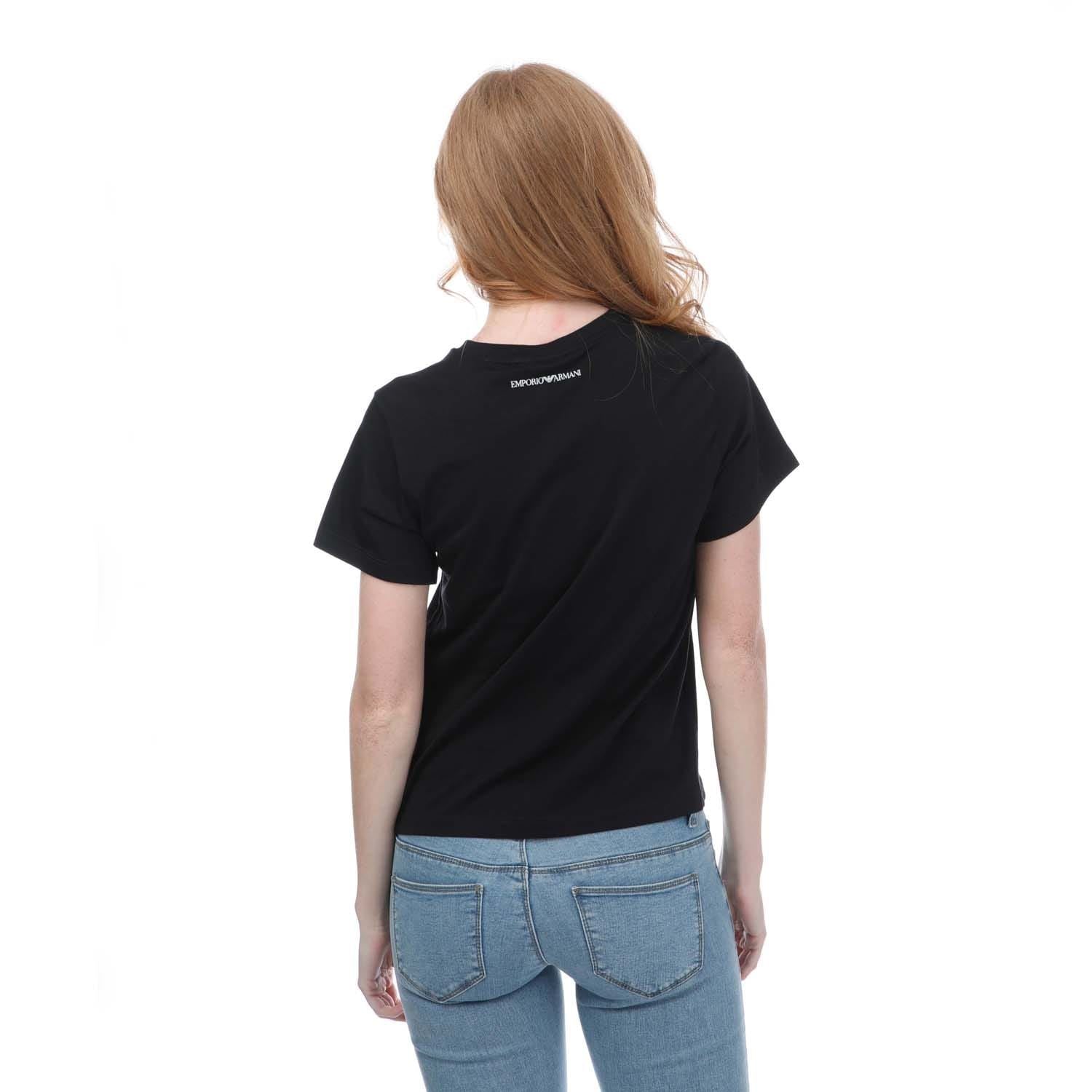 Armani Stacked Logo T-Shirt