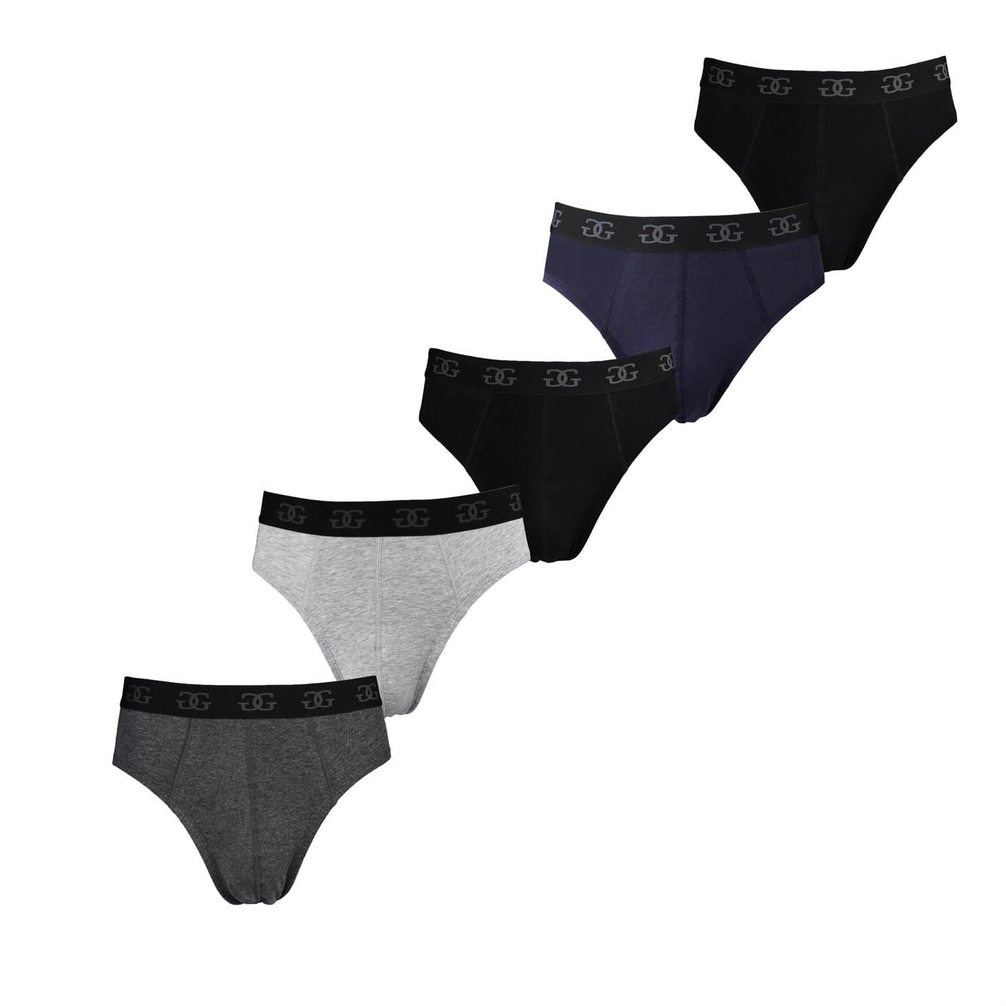 Giorgio Mens Essential 5 Pack Briefs