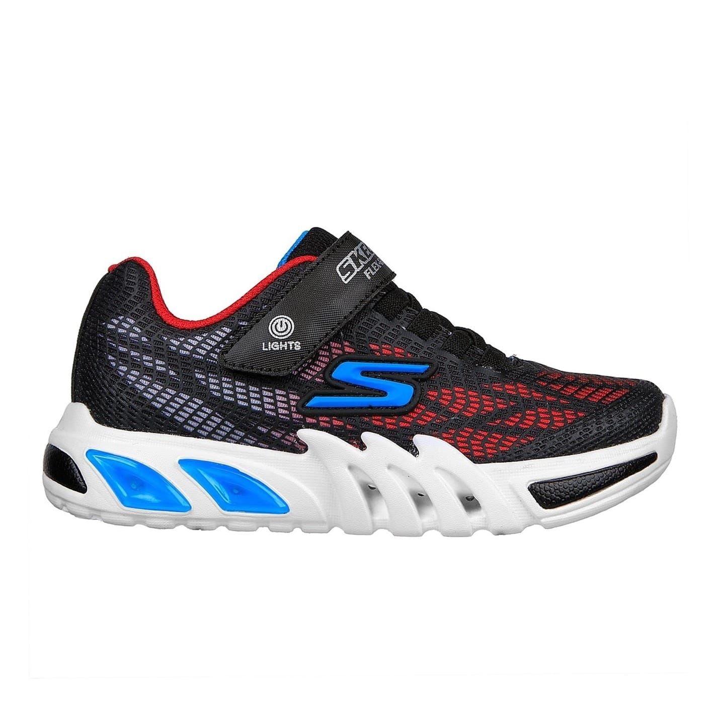 Skechers Flex Glow Child Boys Trainers
