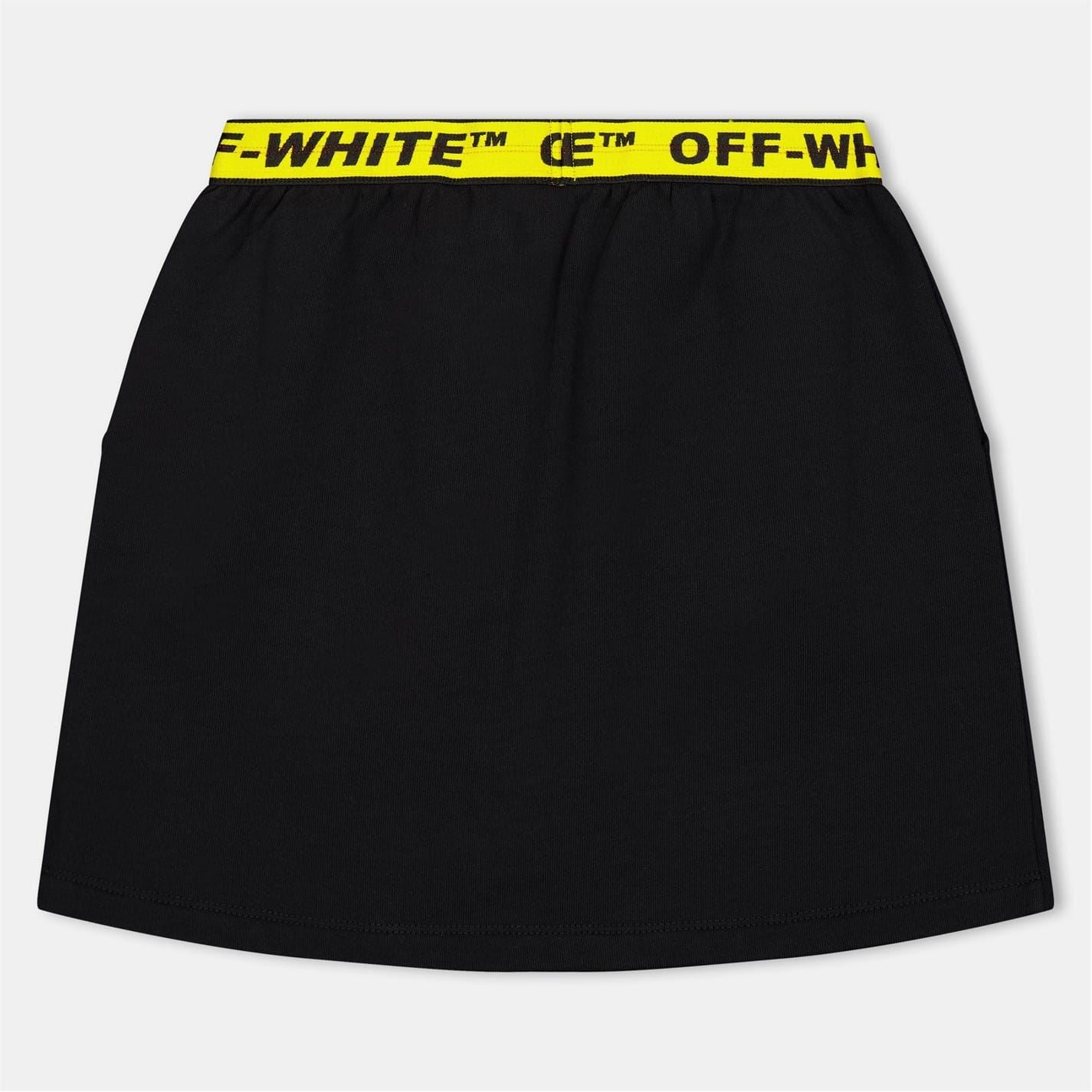 Off White I Mini A-Line Skirt