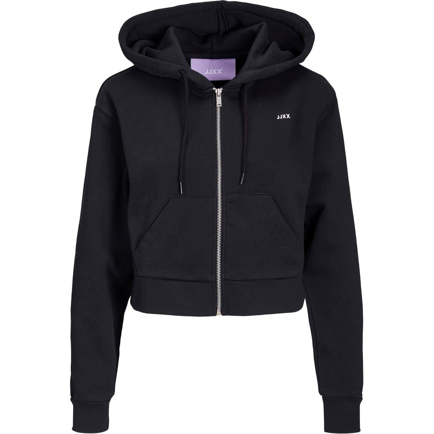 JJXX Abbie Hooded Ribbed Cuff Sweat Jacket