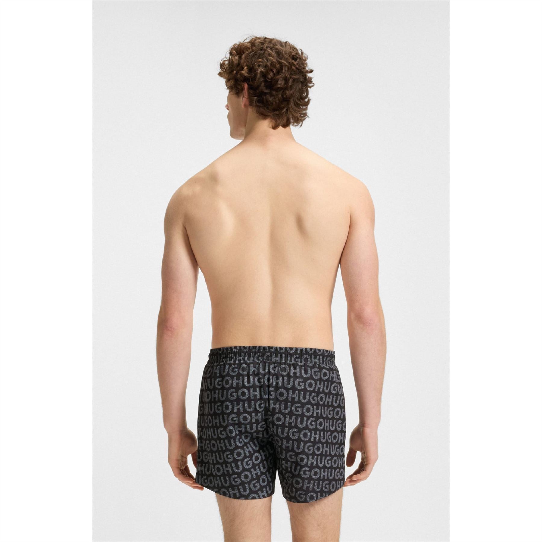 Hugo Tortuga Logo Print Swim Shorts