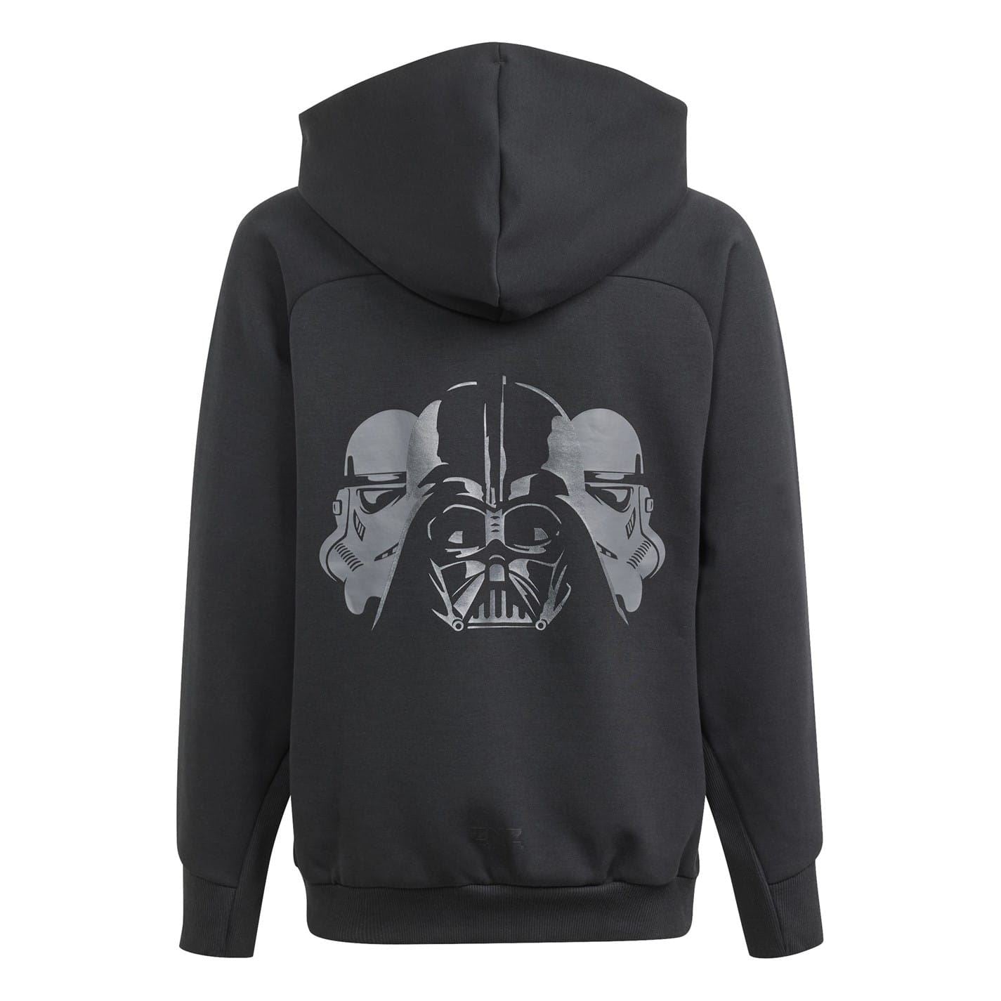 adidas Hooded Neck Full Zipper Ribbed Cuff Sweat Jacket