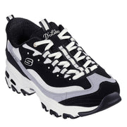 Skechers D Lites Smooth Nostalgia Low Top Sneakers