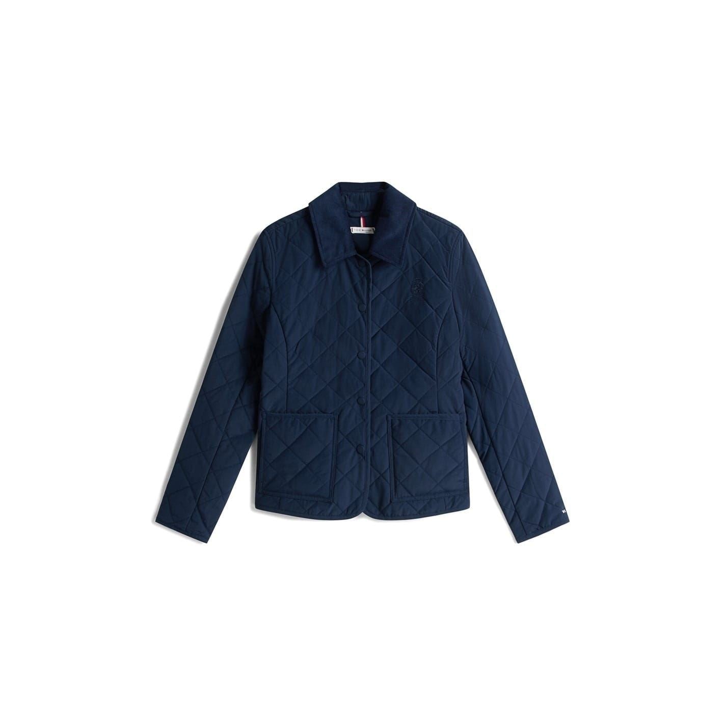Tommy Hilfiger Snap Button Quilted Slim Jacket