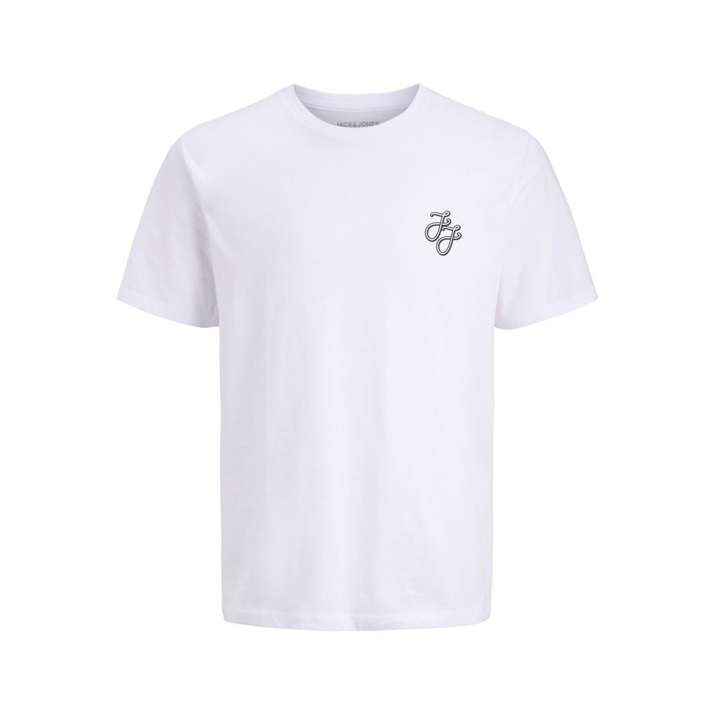 Jack and Jones Mens 5 Pack Short Sleeve T-Shirt