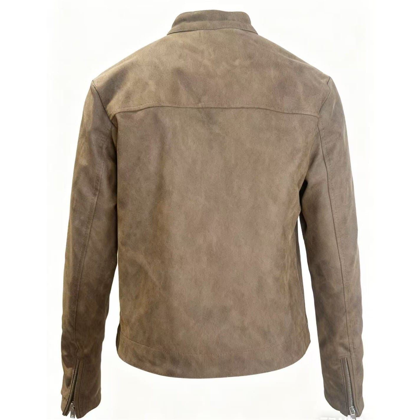 Kangol Racer Solid Patterned Snap Button Zipped Pocket Bike Jacket