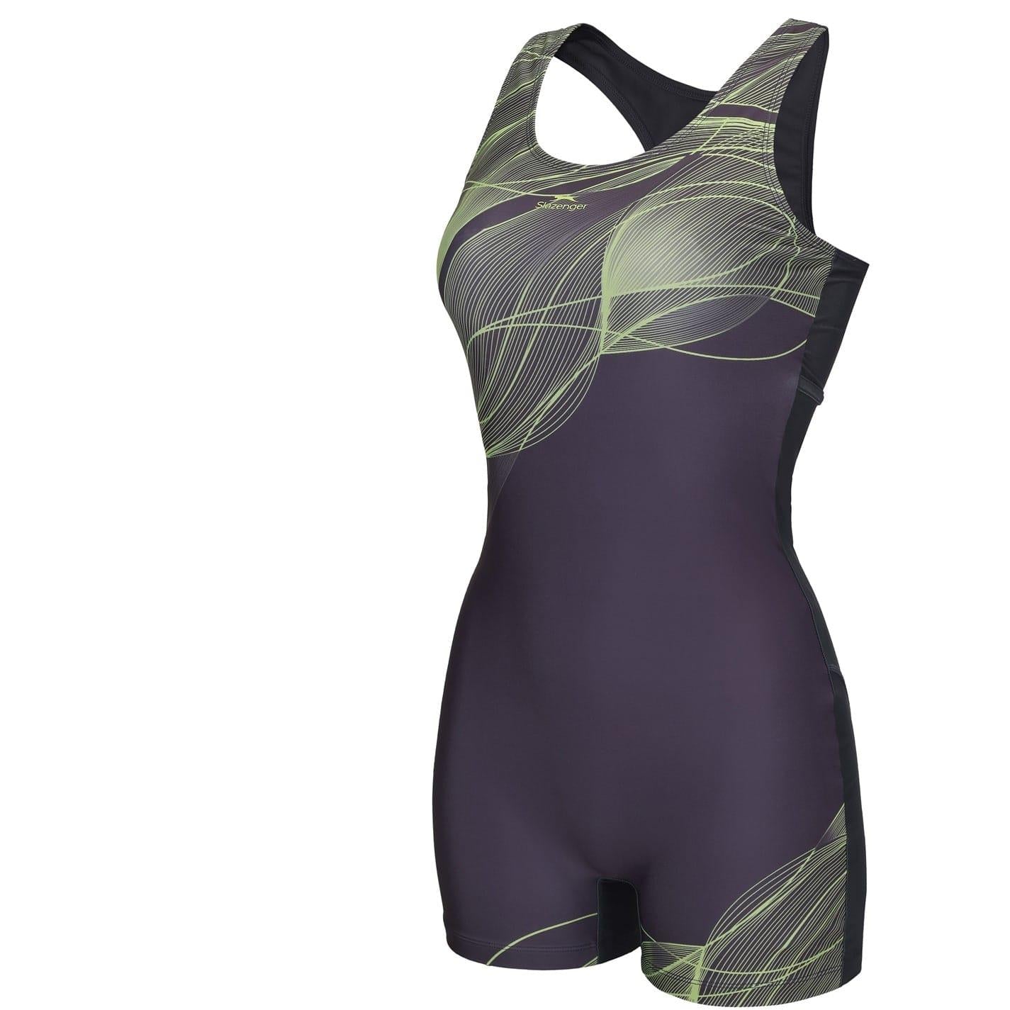Slazenger Lycra® Xtra Life™ Boyleg Swimsuit Ladies