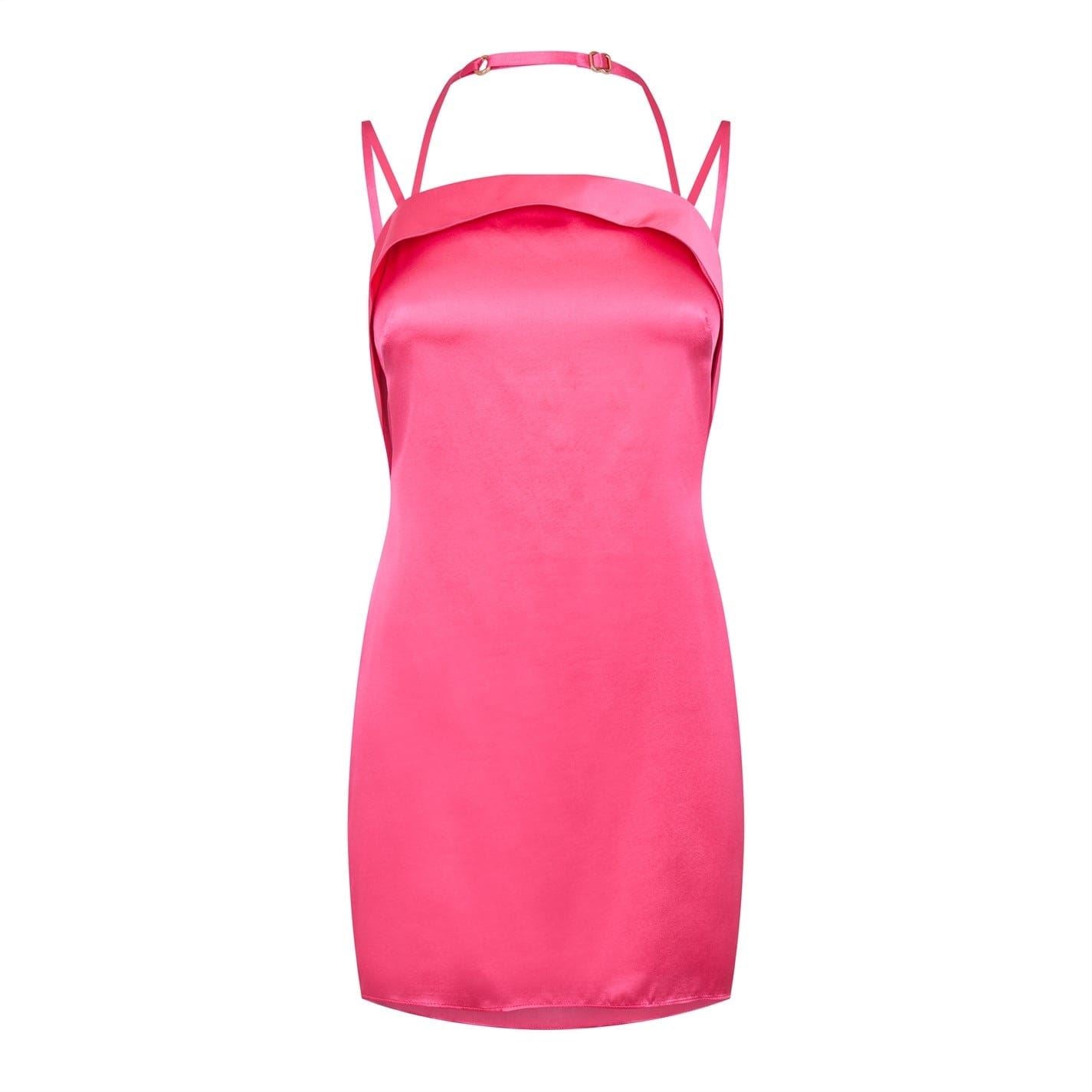 Cult Gaia Luella Square Neck Mini Slip Dress