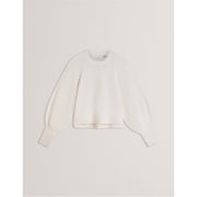 Ted Baker Crew Neck Three-Quarter Balloon Sleeve Sweater