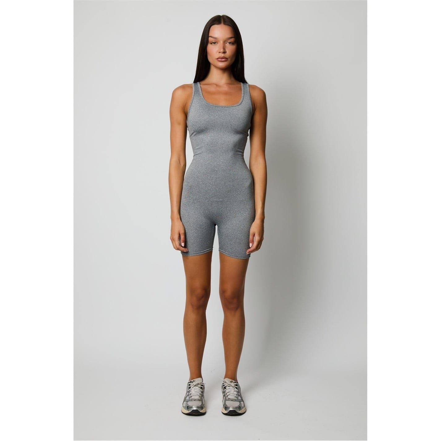 Honeyz Signature Scoop Neck Sleeveless Solid Playsuit