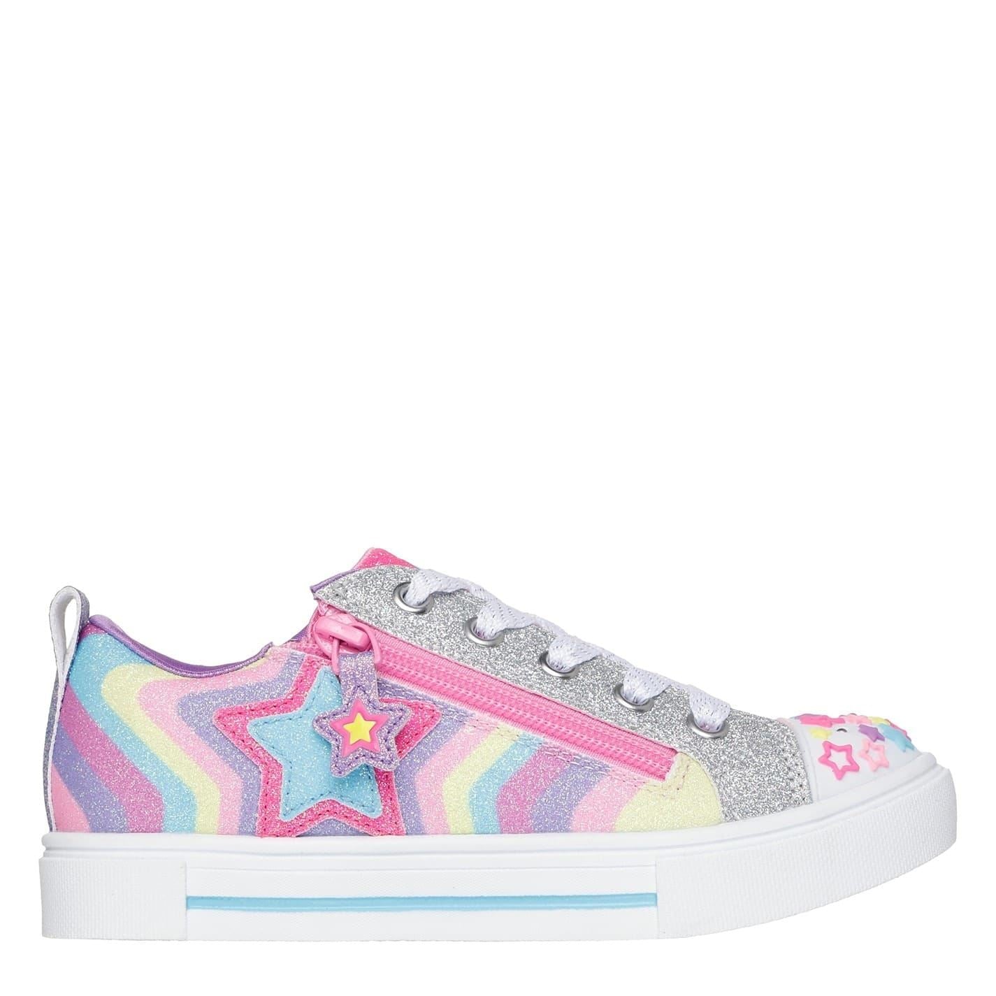 Skechers Twinkle Sparks Graphic Print Low Top Sneakers