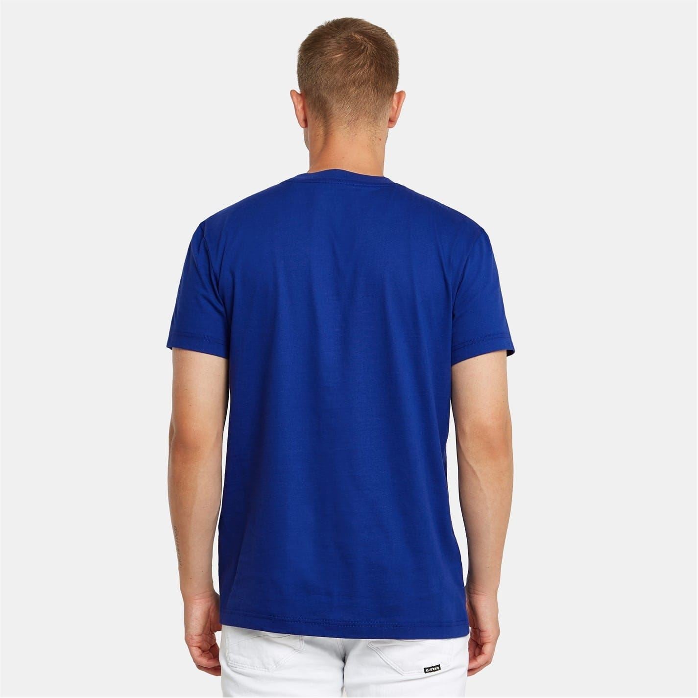 G Star Originals Printed Logo Crew Neck Short Sleeve T-Shirt