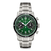 Montblanc Mb 1858 Chronograph Analogue Steel Bracelet Watch