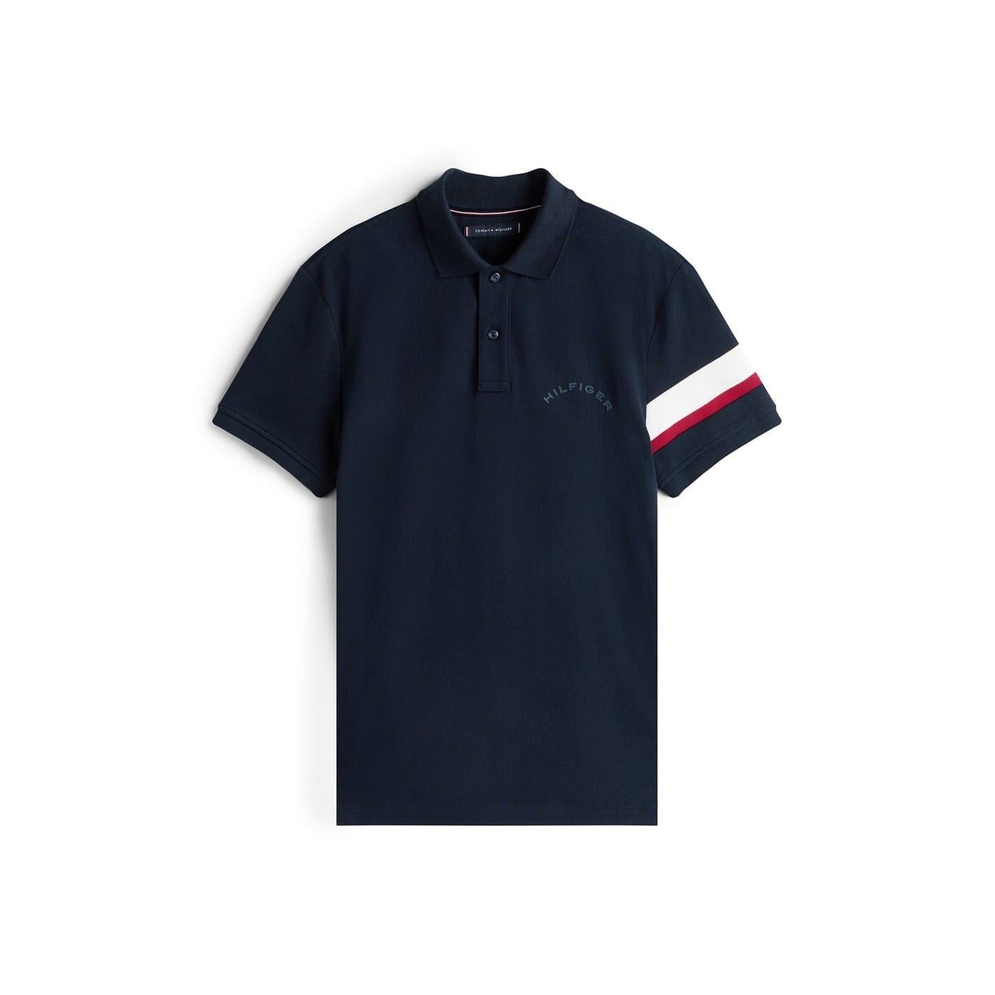 Tommy Hilfiger Collared Neck Short Sleeve Polo Shirt