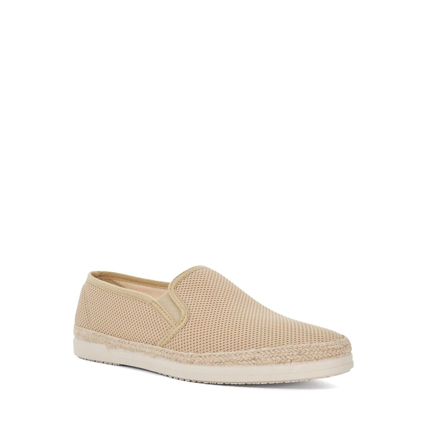 Dune London Textured Round Toe Espadrilles