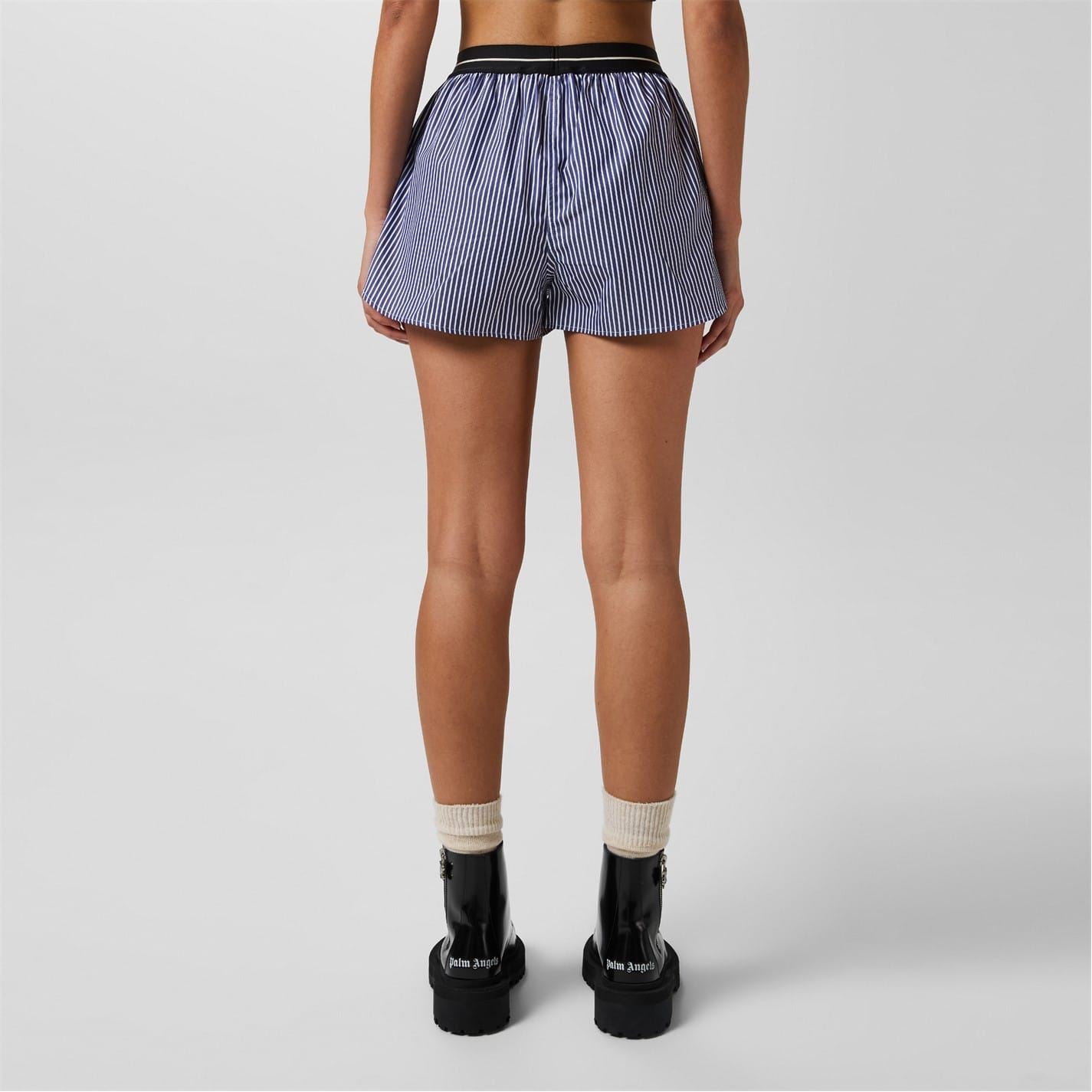 Palm Angels Stripe Casual Shorts