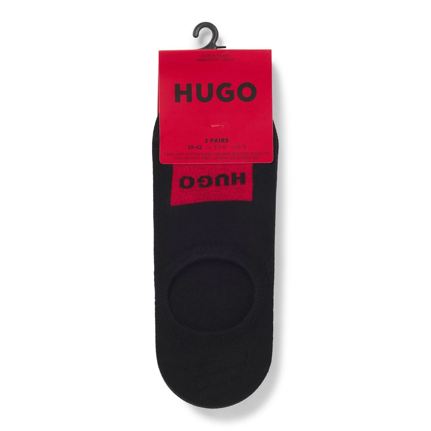 Hugo 3 Pack of Invisible Socks