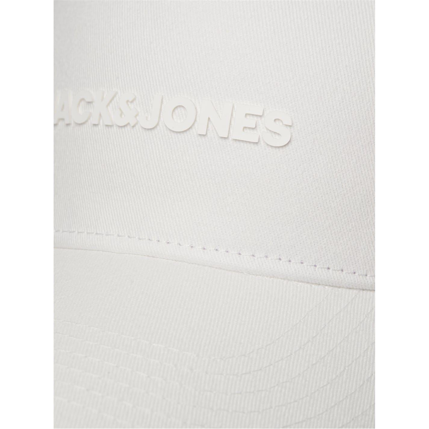 Jack and Jones Solid Patterned Lettering Logo Dad Cap