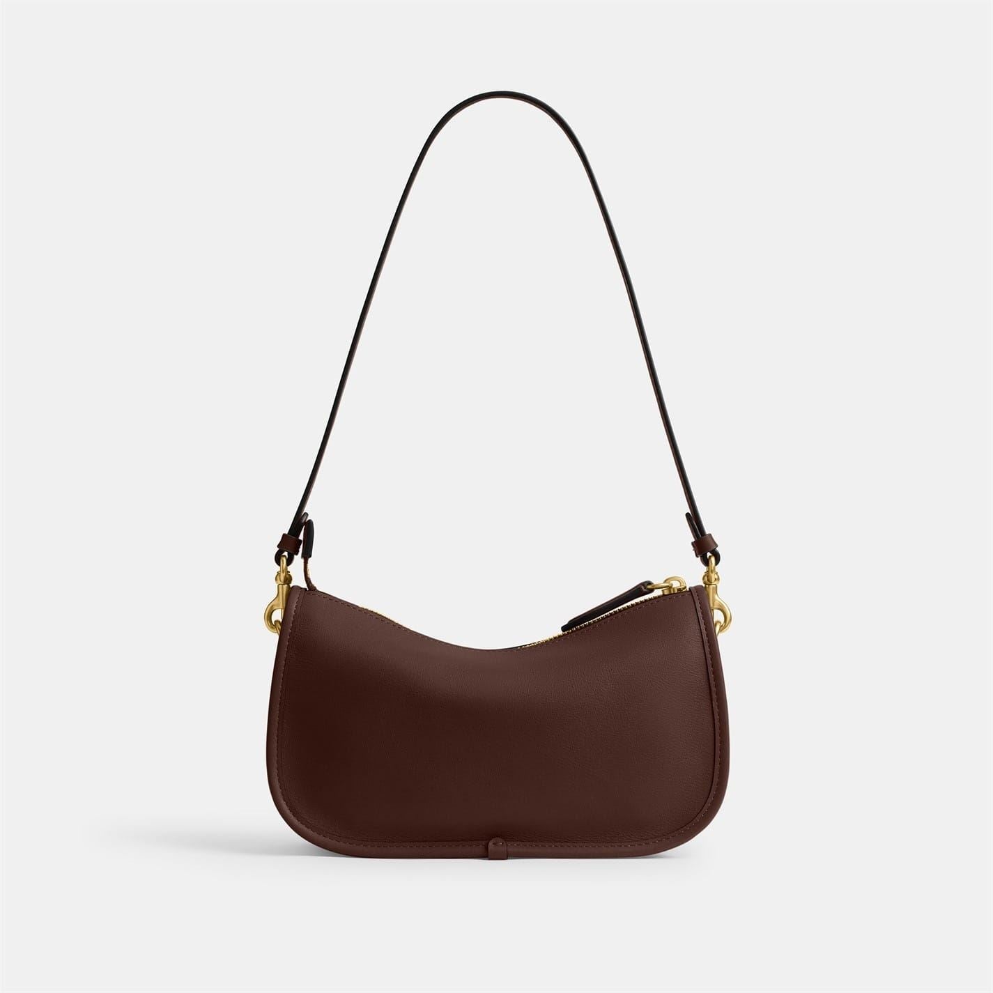 Coach Waverly Crescent Shape Hobo Bag with Chain