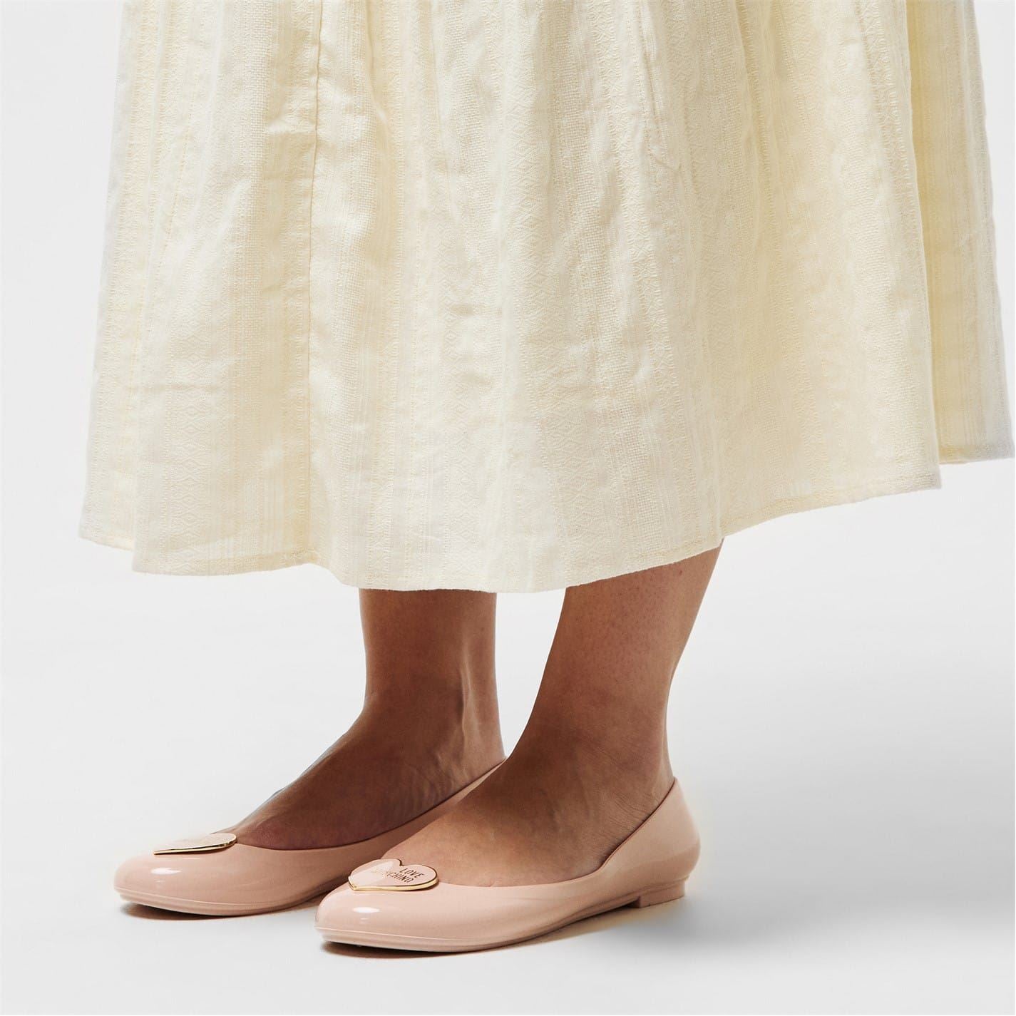 Love Moschino Jelly Ballet Pumps