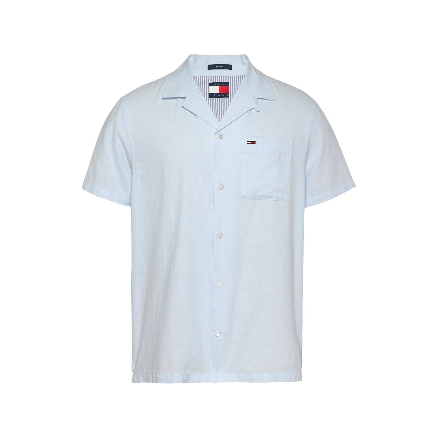 Tommy Jeans Collared Neck Short Sleeve Regular Fit Shirt