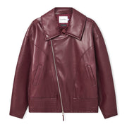 House Of Sunny Collared Neck Moto Hybrid Jacket