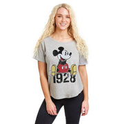 Disney Mickey Mouse Graphic Scoop Neck T-Shirt