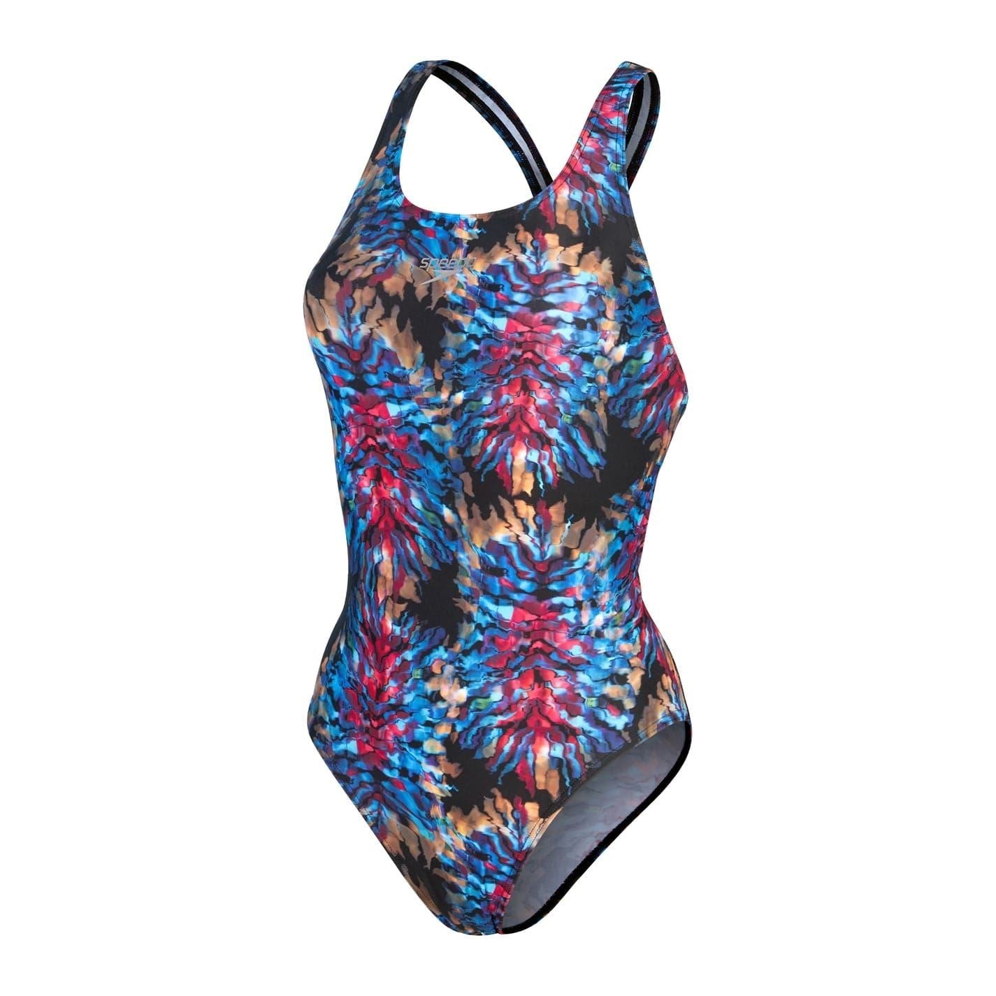 Speedo Womens Club Training Allover Digital Proback Swimsuit
