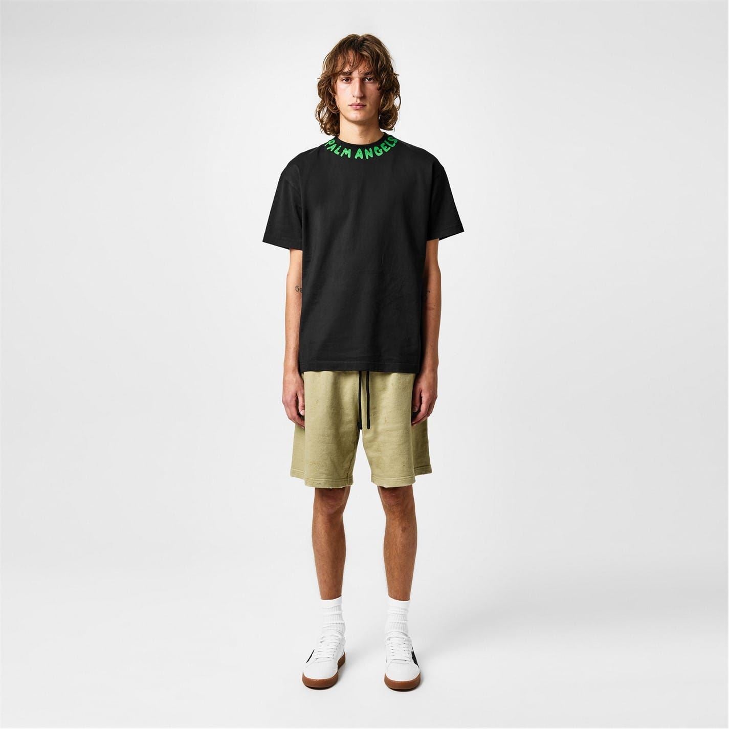 Palm Angels Neck Logo T-Shirt