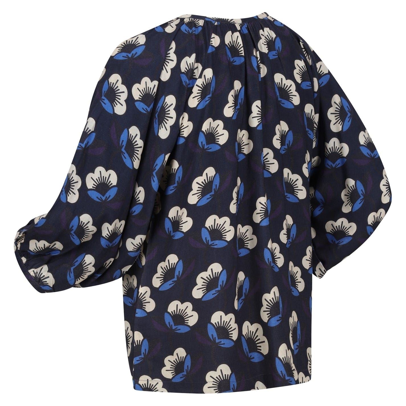 Regatta Orla Tie Neck Peasant Sleeve Blouse