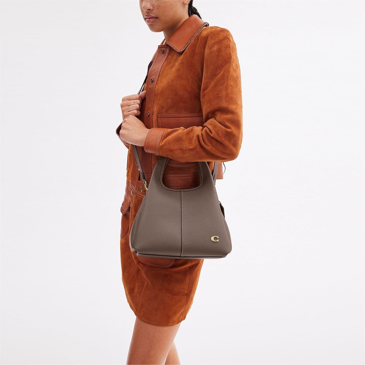 Coach Lana Leather Shoulder Bag