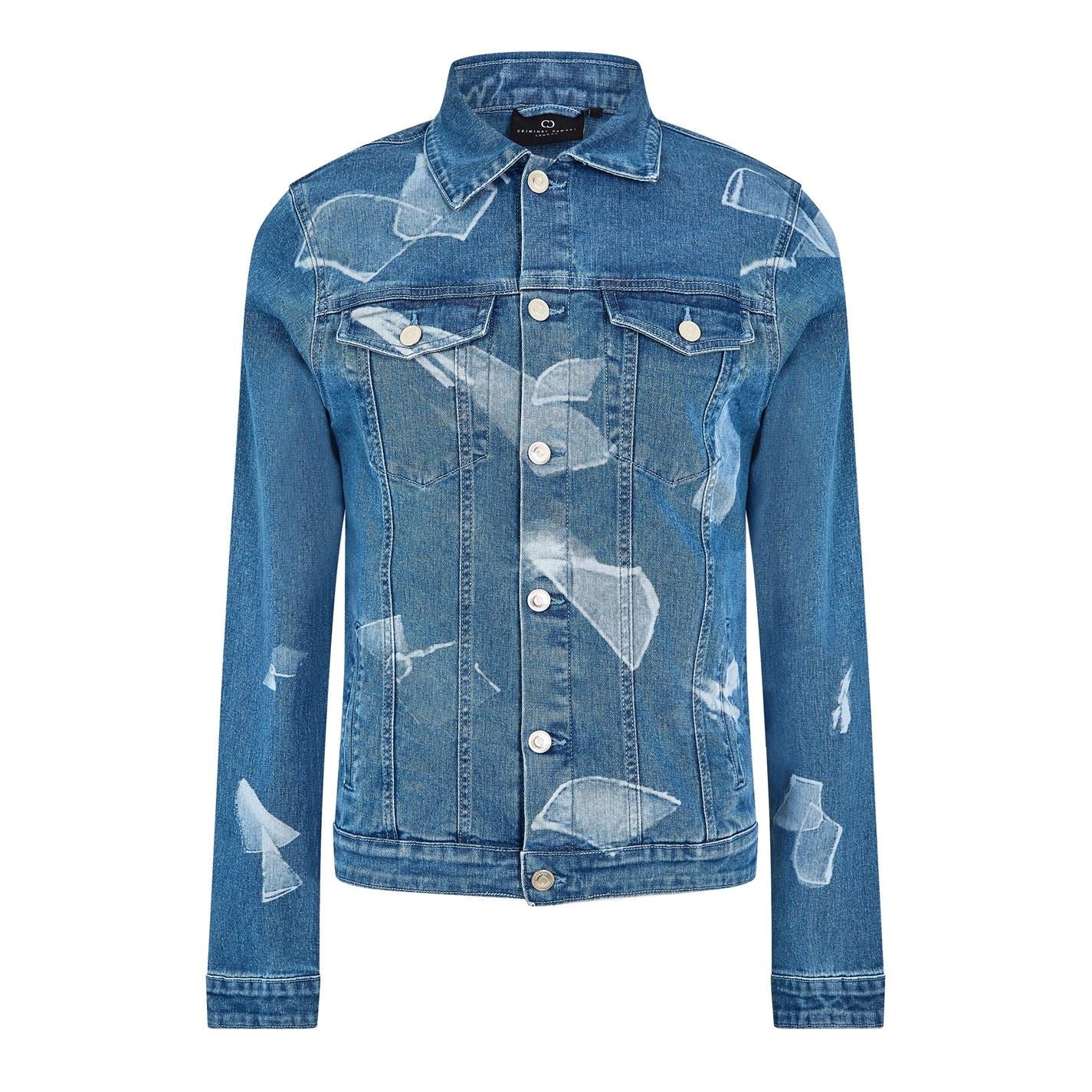 Criminal Damage Mens Shard Denim Jacket