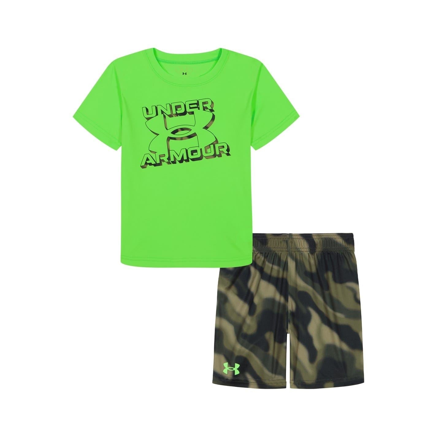Under Armour Crew Neck Short Sleeve T-Shirt and Short Set