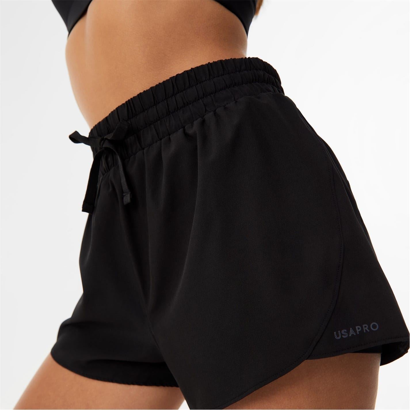 USA Pro Womens 2 In 1 Runner Shorts