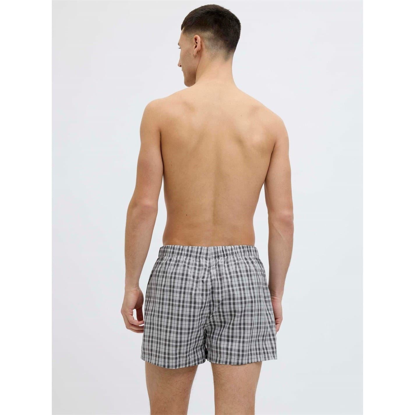 Jack and Jones Mens Pack Milano Woven Boxers